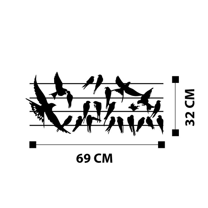 Wallity Uccello - M123 Negro
